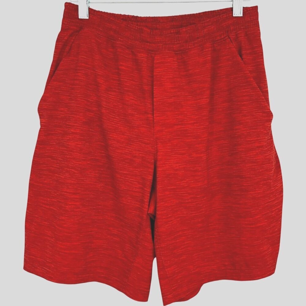 Lululemon Pace Breaker Short 9" Heather Allover Solar Orange Magma Size M Medium